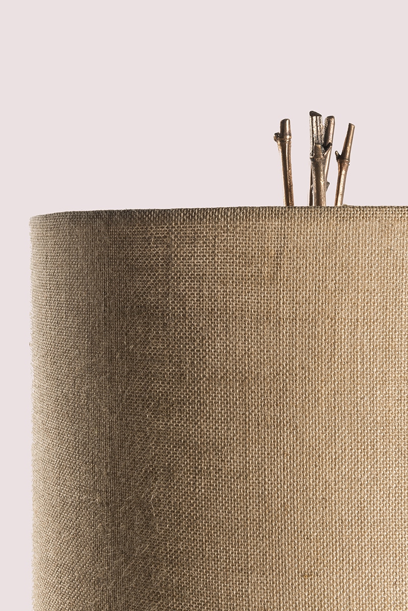 Bamboo Forest Standing Lamp in Bronze