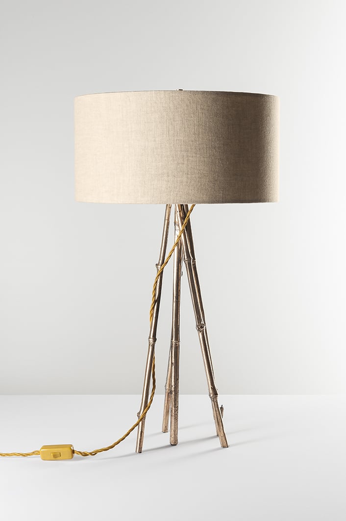 Bambù Forest Table Lamp in Bronze