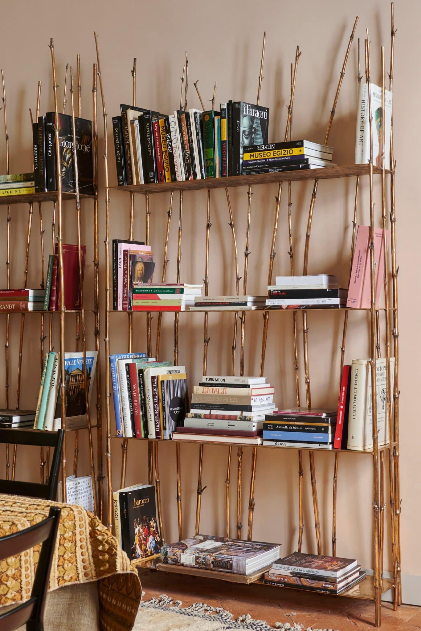 Bambù Forest Bookshelf in Bronze