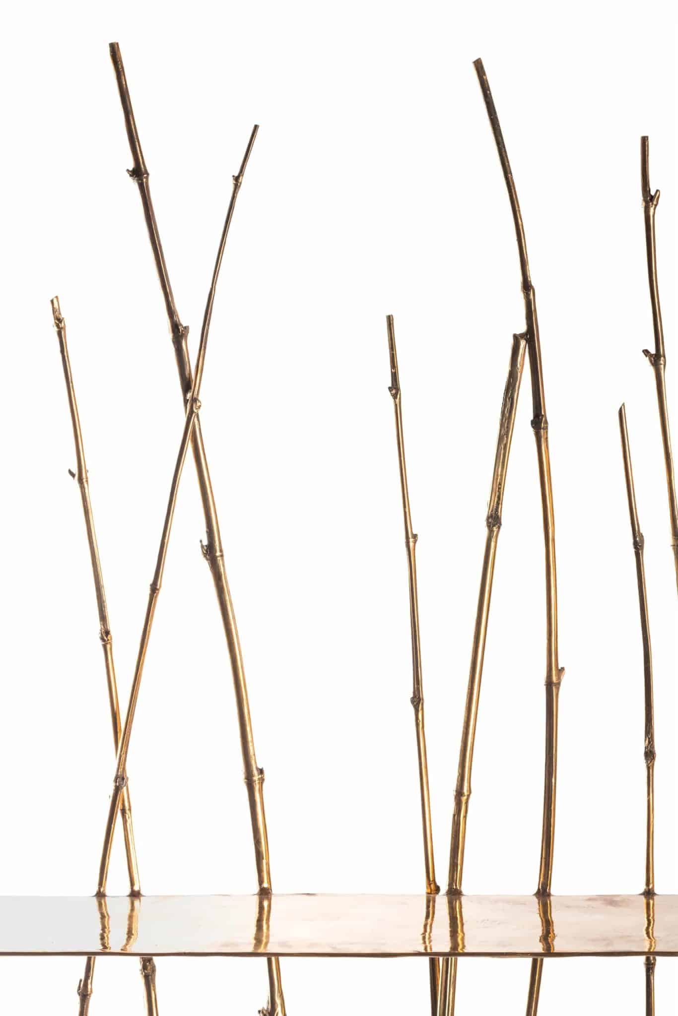 Bambù Forest Bookshelf in Bronze