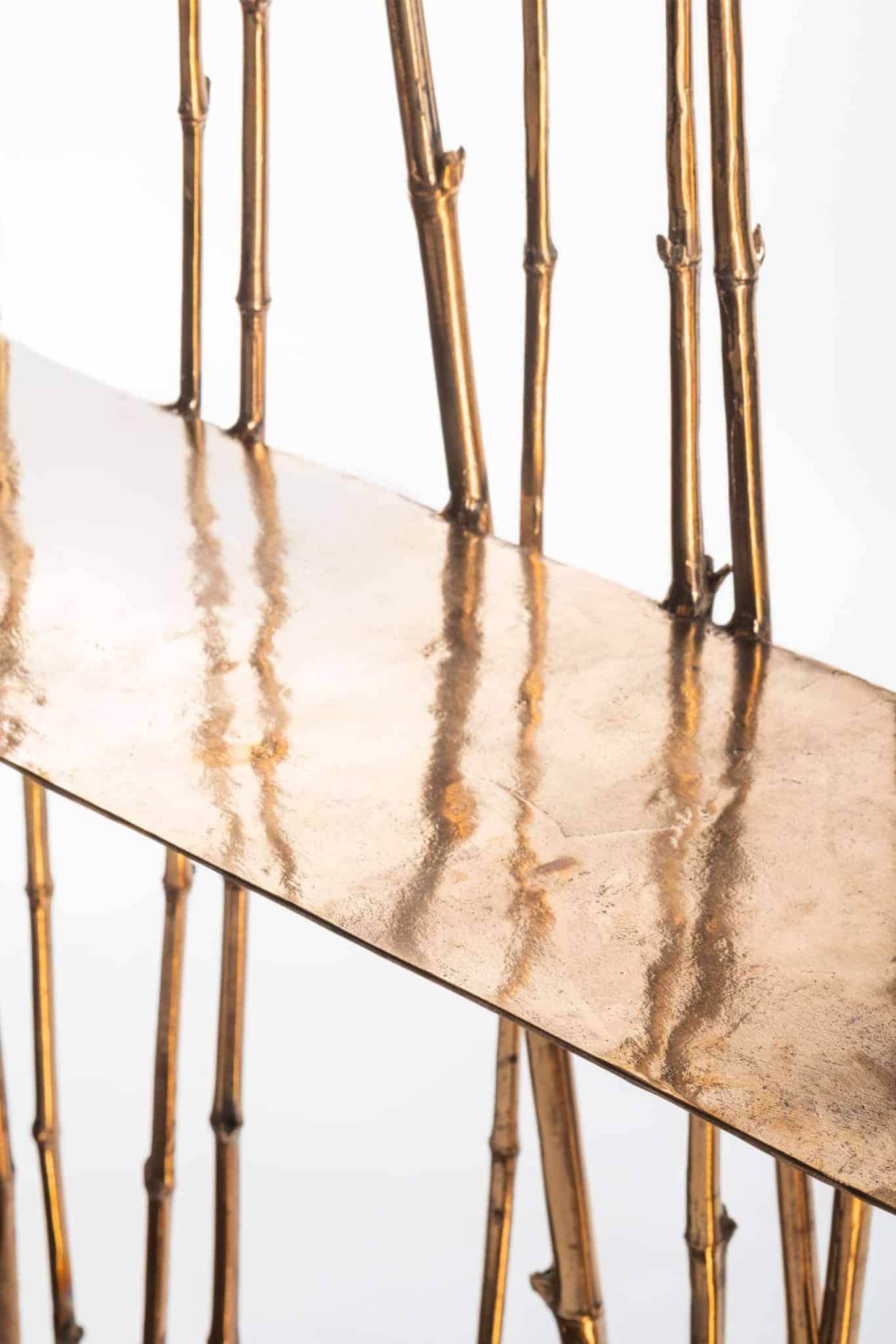 Bambù Forest Bookshelf in Bronze