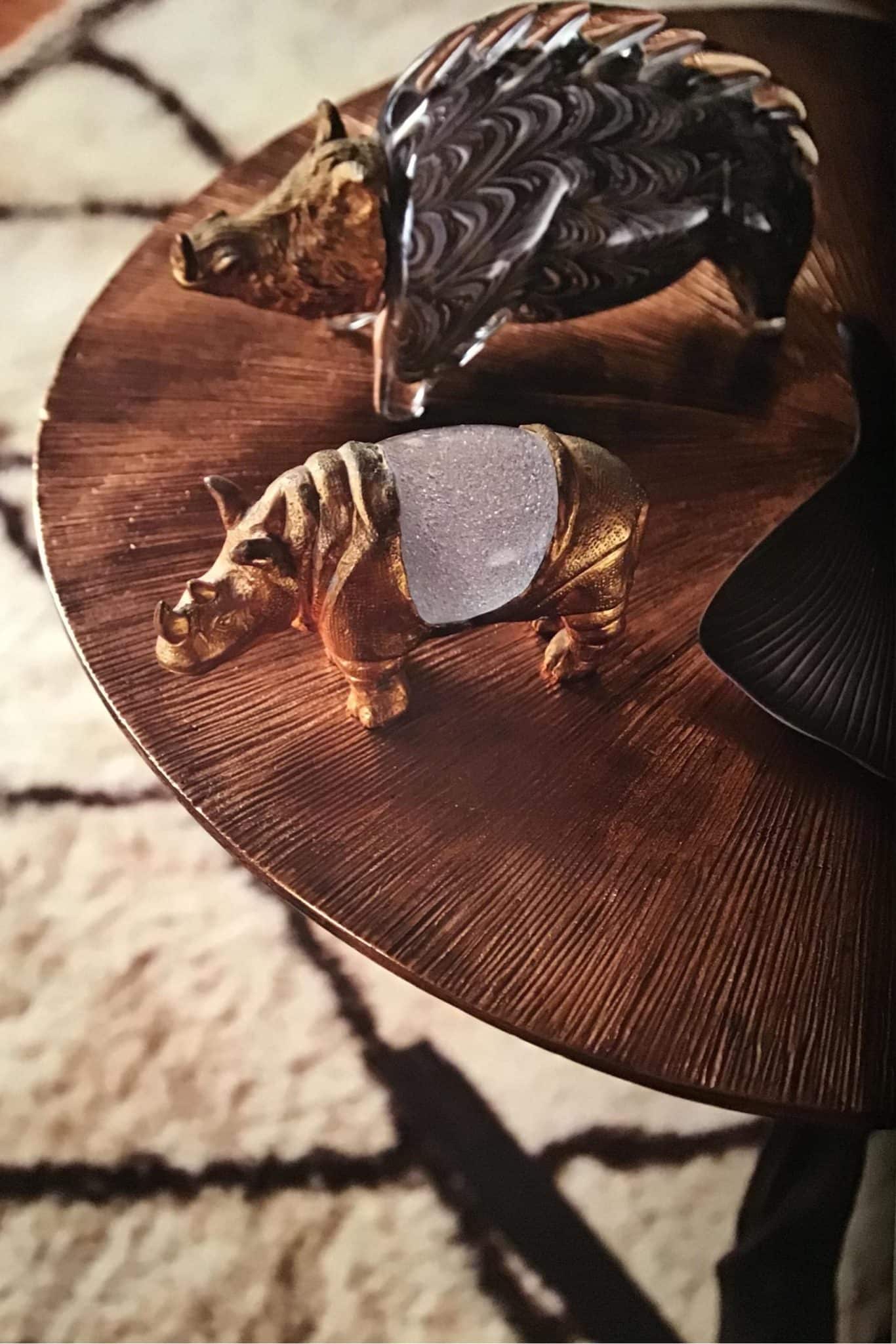 Raggi Coffee Table in Bronze