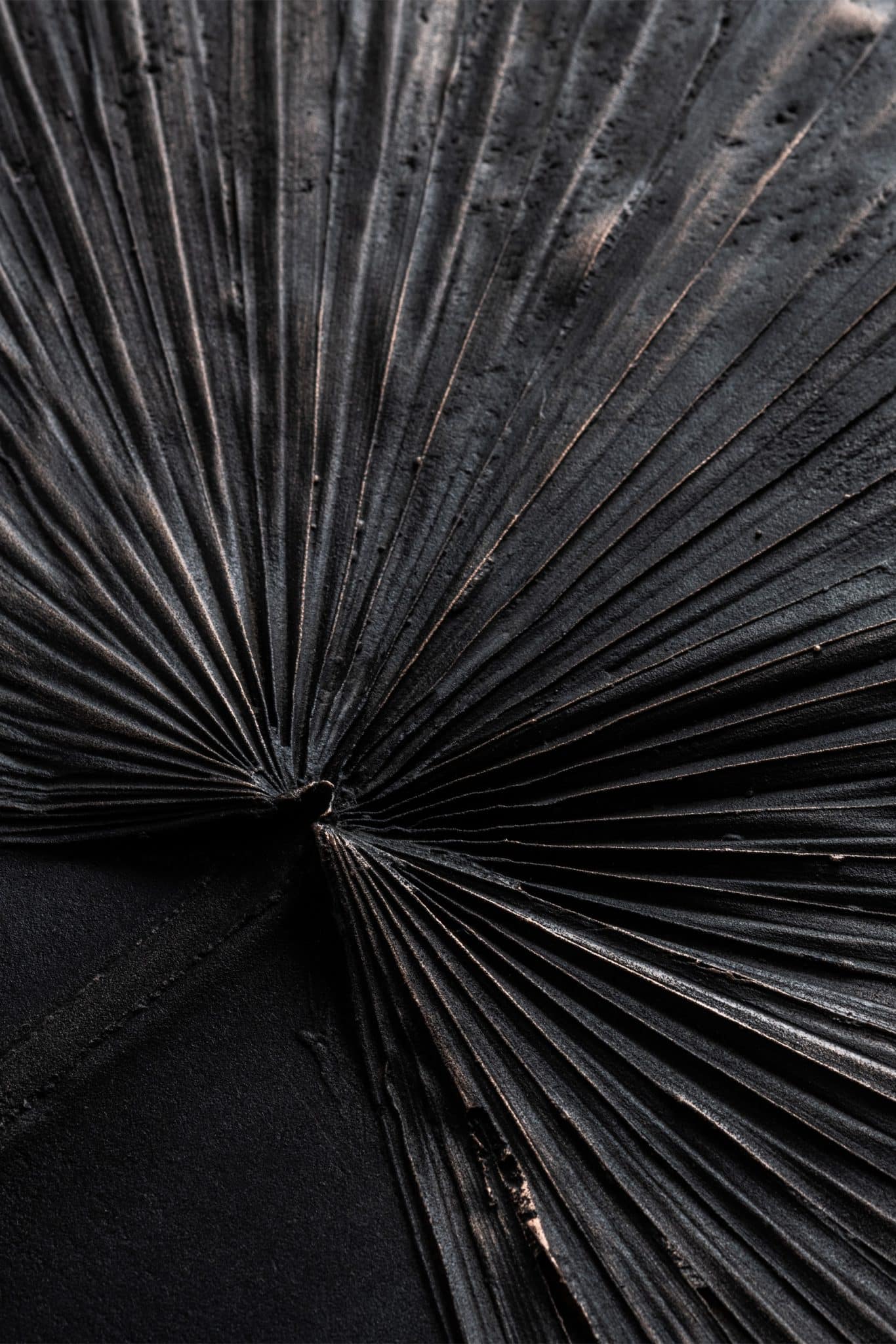 Foglie Coffee Table in Bronze with Black Patina