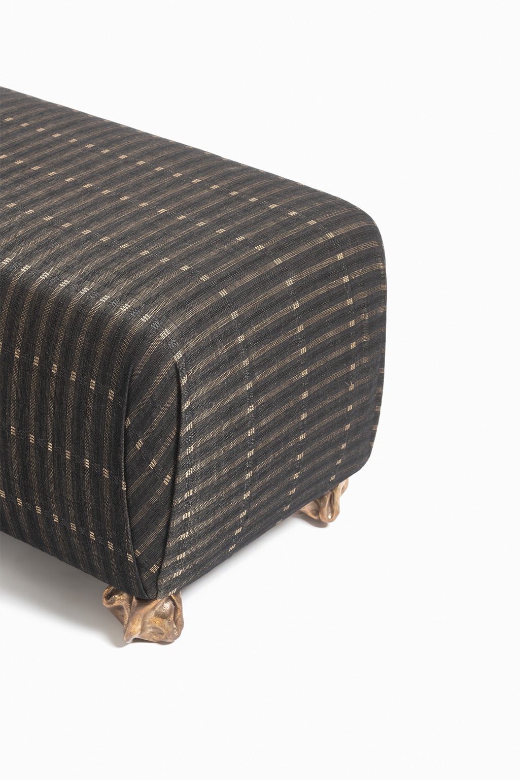 Crinkle Banquette in Bronze