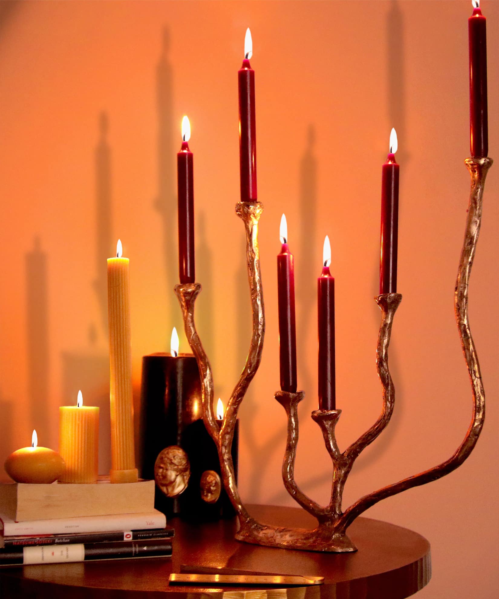 Alga Candle Holder in Bronze Multiple