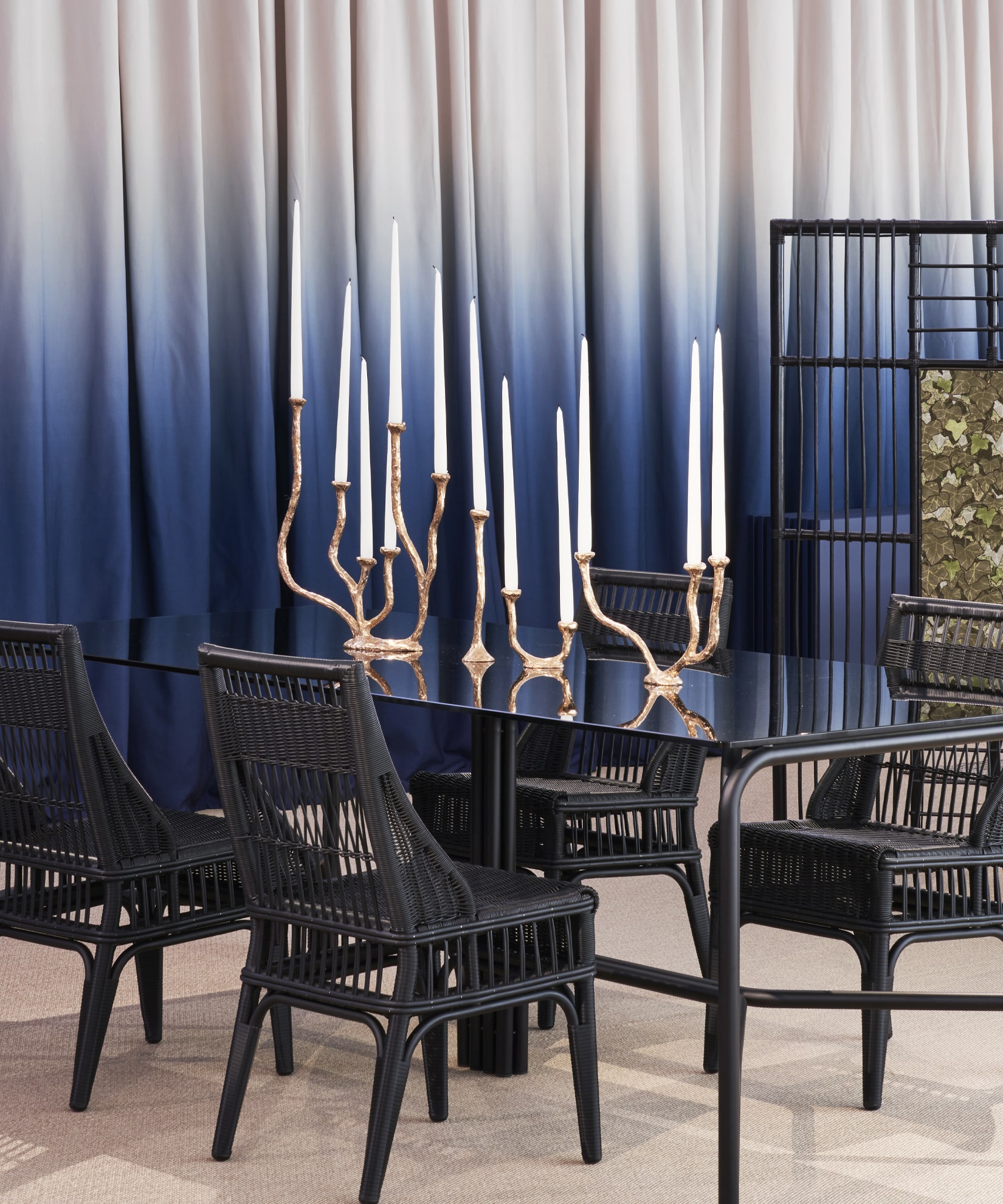 Alga Candle Holders in Bronze